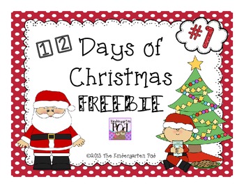 12 Days of Christmas Freebies.....#1