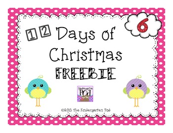 12 Days of Christmas Freebies.....Day 6