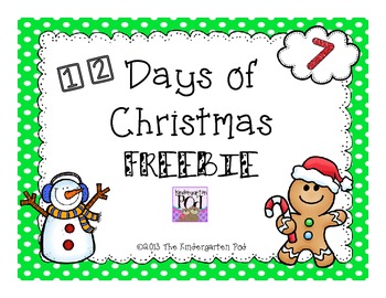 12 Days of Christmas Freebies......Day 7