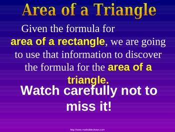 Powerpoint Presentation on Area Of A Trapezoid A Powerpoint Presentation   Amber Pasillas