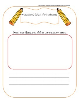 Back To School Freebie