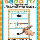 Bead It-Complete Differentiated Dolch Lists 1-11 Word Fun 