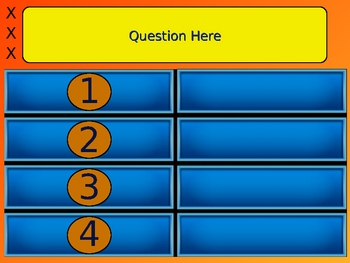 Family Feud Powerpoint on Best Family Feud 4 Answer Review Game Powerpoint