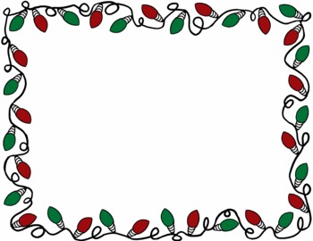Christmas Lights Free Page Borders Spyfind Pictures