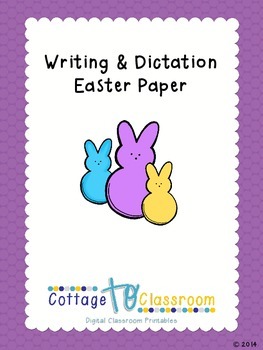 Easter Writing and Dictation Paper
