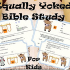 Equally Yoked  Activity for Notebook or  Lapbook & Matchin
