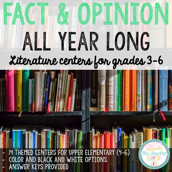 Fact and Opinion Centers All Year Long