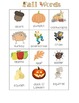 Fall Word List