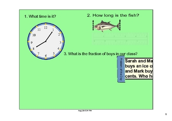 Free SMARTboard Slides for math discussions