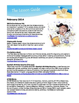 Free Science Resources February 2014