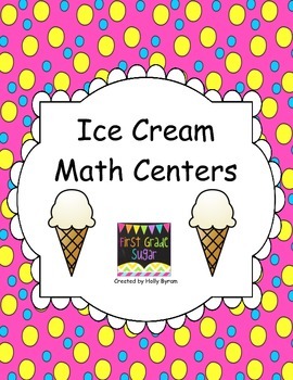 Ice Cream Math Workstations