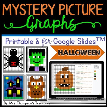 Mystery Picture Graphs - Halloween Pack