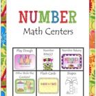 Number Math Centers