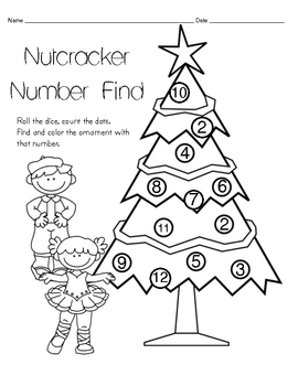 Nutcracker Coloring Pages on Nutcracker Number Find Math Coloring Page
