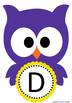 Owl Themed Word Wall and Alphabet