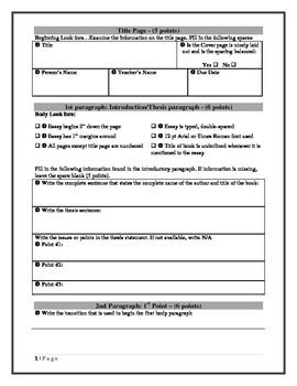 Rhetorical Analysis Outline Worksheet