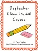 September Class Writing Journal Covers