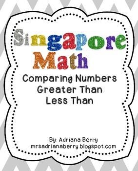 Singapore Math - Greater Than Less Than Math Unit