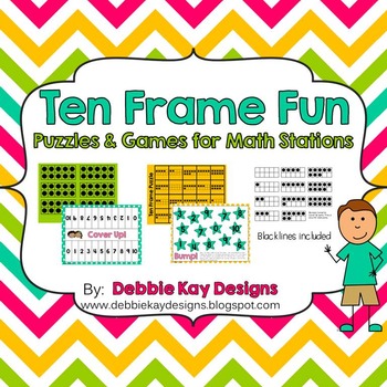 Ten Frame Fun:  Puzzles & Games for Math Stations