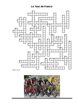 Crossword Puzzles on Beginning French   Sentence Matching Activity  Lesson Plan     Fred