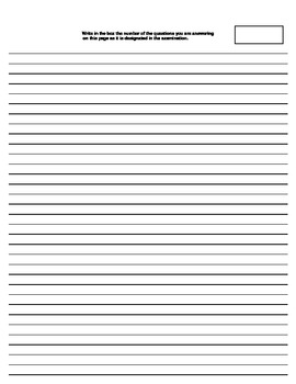 AP US History Essay Outlines