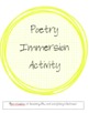 Using Your Senses Poetry Activity