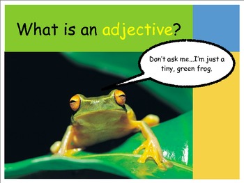 English Grammar  on What Are Adjectives  Powerpoint Ppt