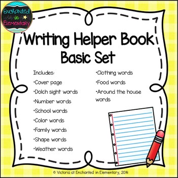 Writing Helper Book- Basic Set