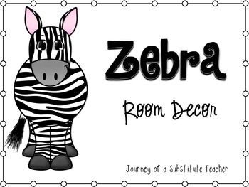 Zebra Room Decor on Zebra Room Decor Pack