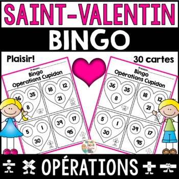 French Valentine's Day Bingo - Saint-Valentin