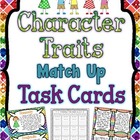Character Traits Task Cards { Match Up Activity to Infer C