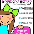 Common Core Questioning Math Jar- Kindergarten