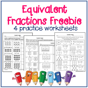 equivalent fractions with a freebie the applicious teacher