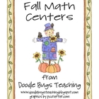 Fall Math Centers for Kindergarten or First Grade