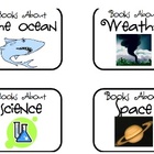 Library Labels for Classroom