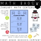 Math Bags for Kindergarten: Winter Version! (10 Winter The
