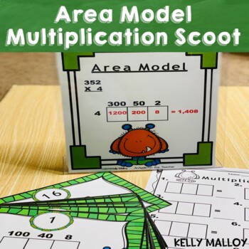Monster Multiplication Scoot - Area Model