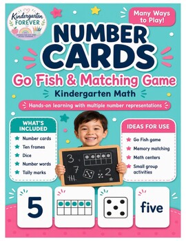 Number Card Game for Kindergarten