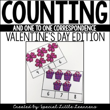 One-to-One Correspondence Activities {Valentine's Day Themed}