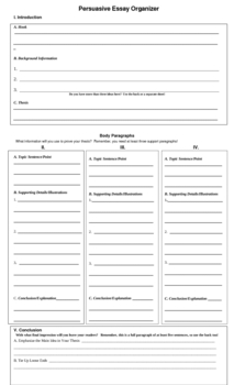 Essay Organizational Patterns