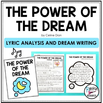 Power of a Dream Lyric Analysis and Writing Activity