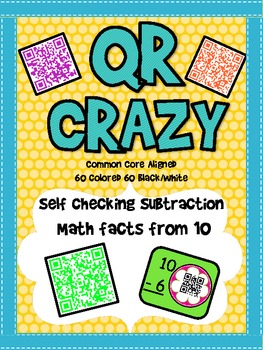 QR Crazy-Quick Response Code Subtraction from 10 Common Co
