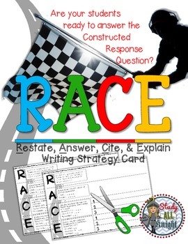 R.A.C.E Writing Strategy Card