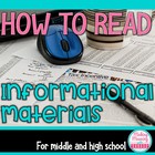 Reading Informational Materials PowerPoint