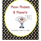STEM: Inquiry based Moon Phases & Planets: Vocab*Games*Lab