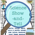 Science Show-and-Tell (Common Core Aligned)