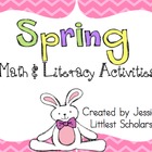 Spring Literacy & Math for Stations or Centers [Common Cor