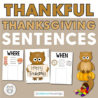 Thankful Thanksgiving Sentences for Sentence Formulation