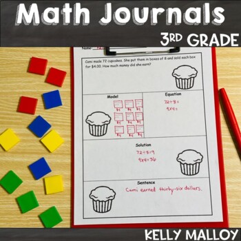 Third Grade Math Journal - Aligned to Common Core
