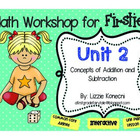 Unit 2- First Grade Math CC- Number Sense and Operations
